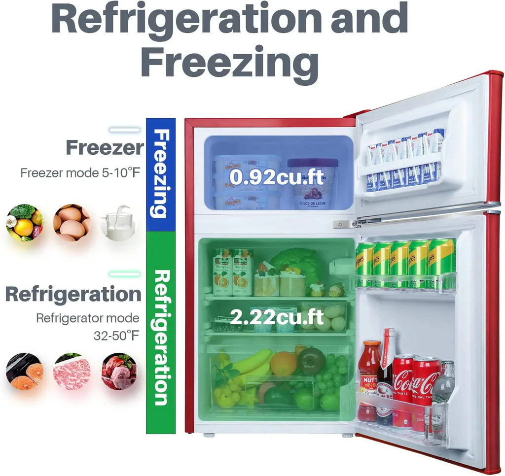 Compact Refrigerator With Freezer - F6893