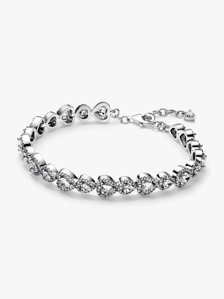 Halo Heart Trilogy Jewelry Set