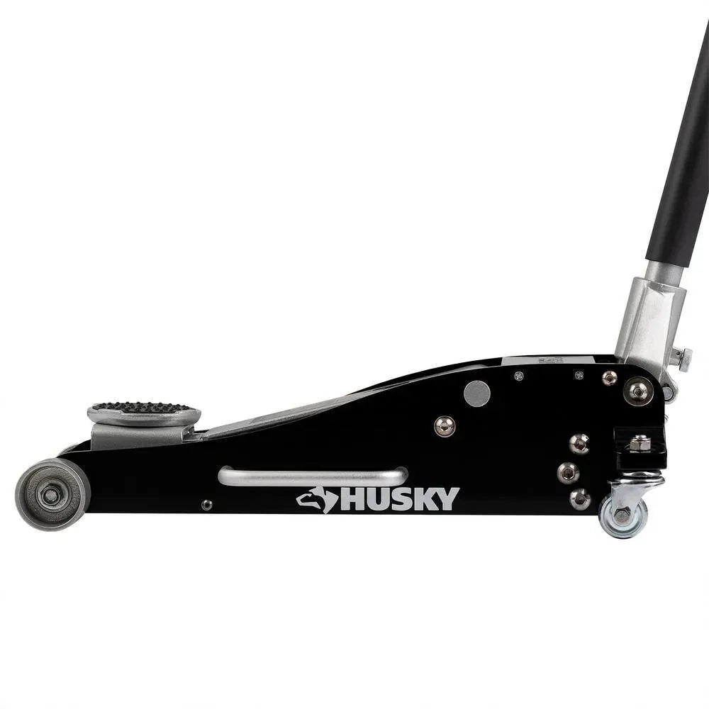 Husky 3-Ton Aluminum and Steel Car Jack, 4 in. to 18-1/2 - HPL4751