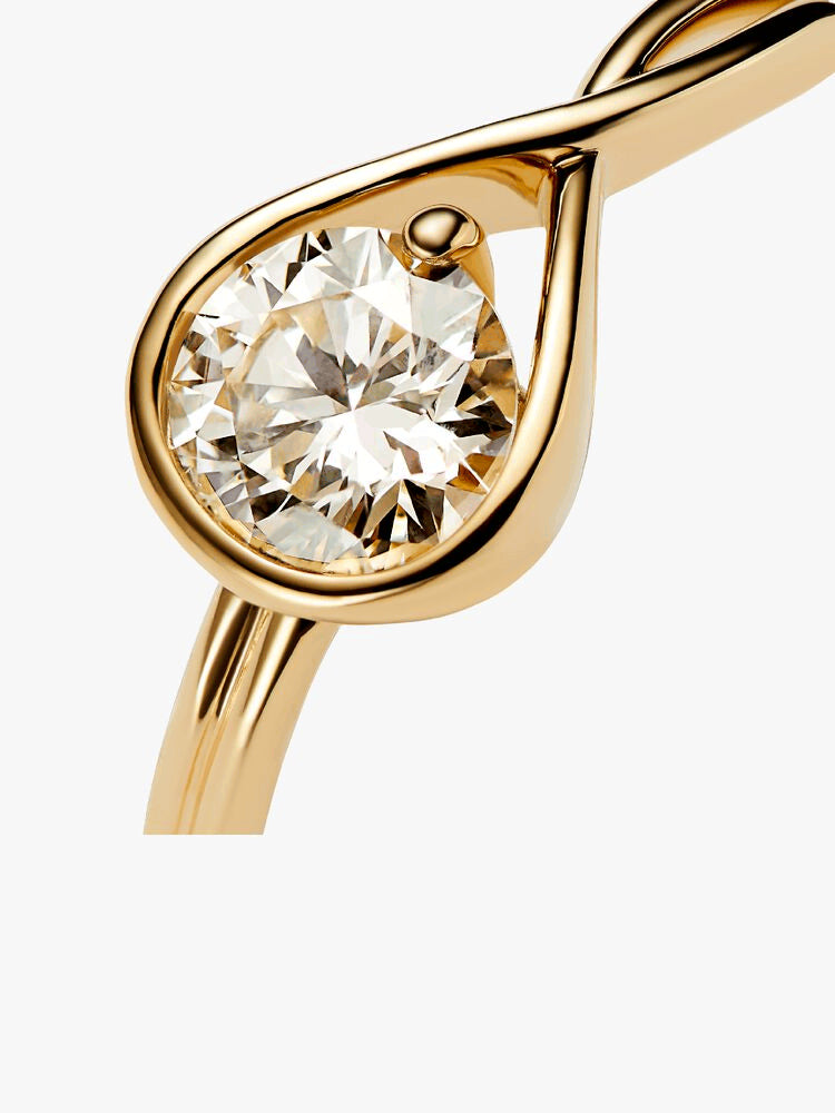FINAL SALE - Pandora Infinite 14k Gold Lab-grown Diamond Ring