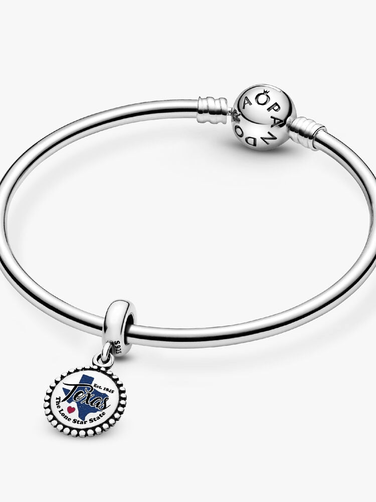 Texas State Map Dangle Charm