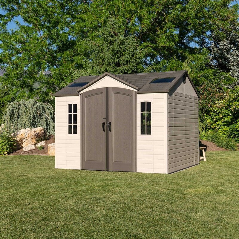 Plastic Storage Shed 10 ft W x 8 ft D