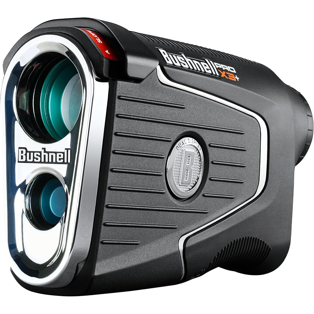 Bushnell Pro X3+ Golf Rangefinder With Wind Speed And Direction, 1300 Yard Range, 7X Magnification