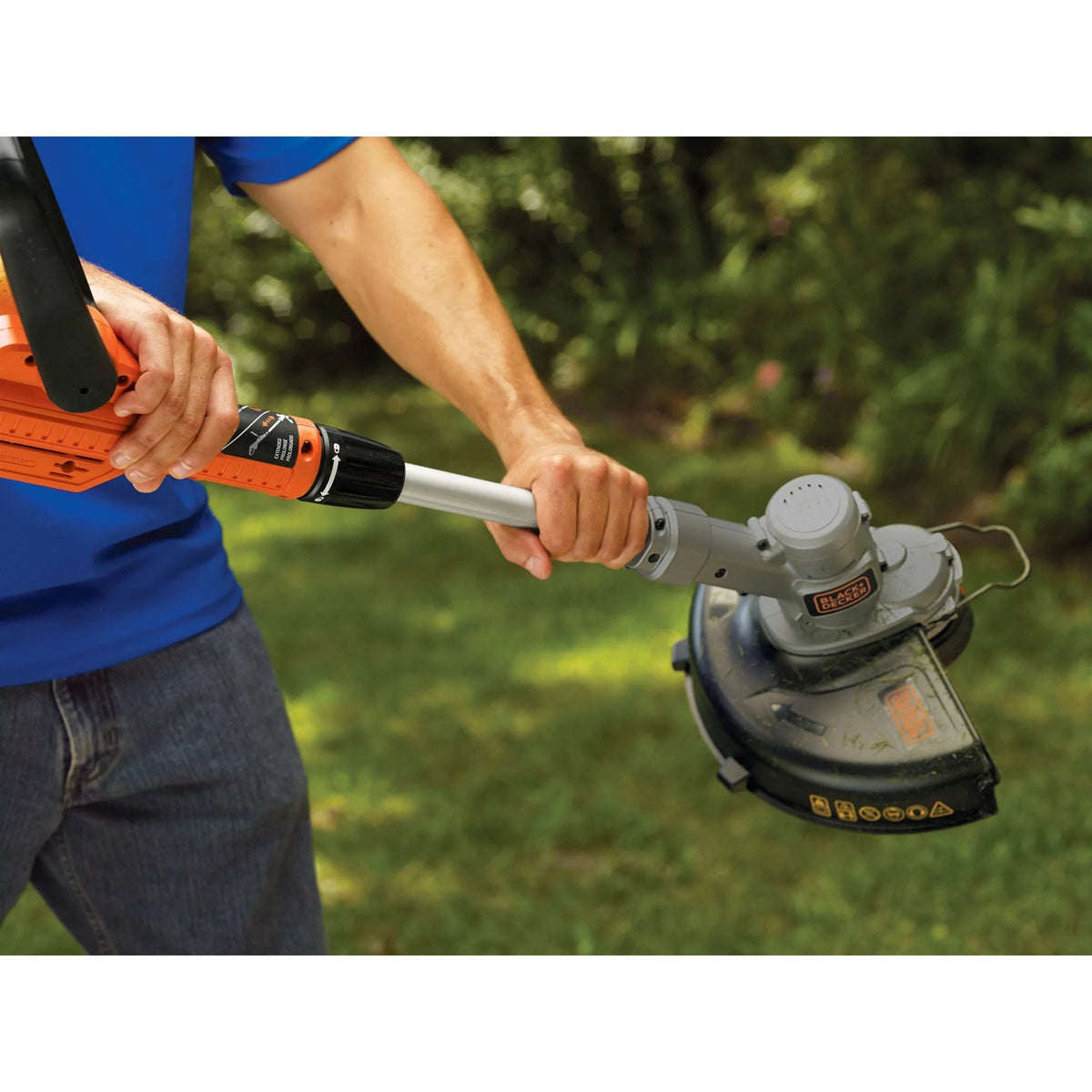 BLACK+DECKER 20V Cordless String Trimmer And Edger With 2Ah Lithium Ion Battery
