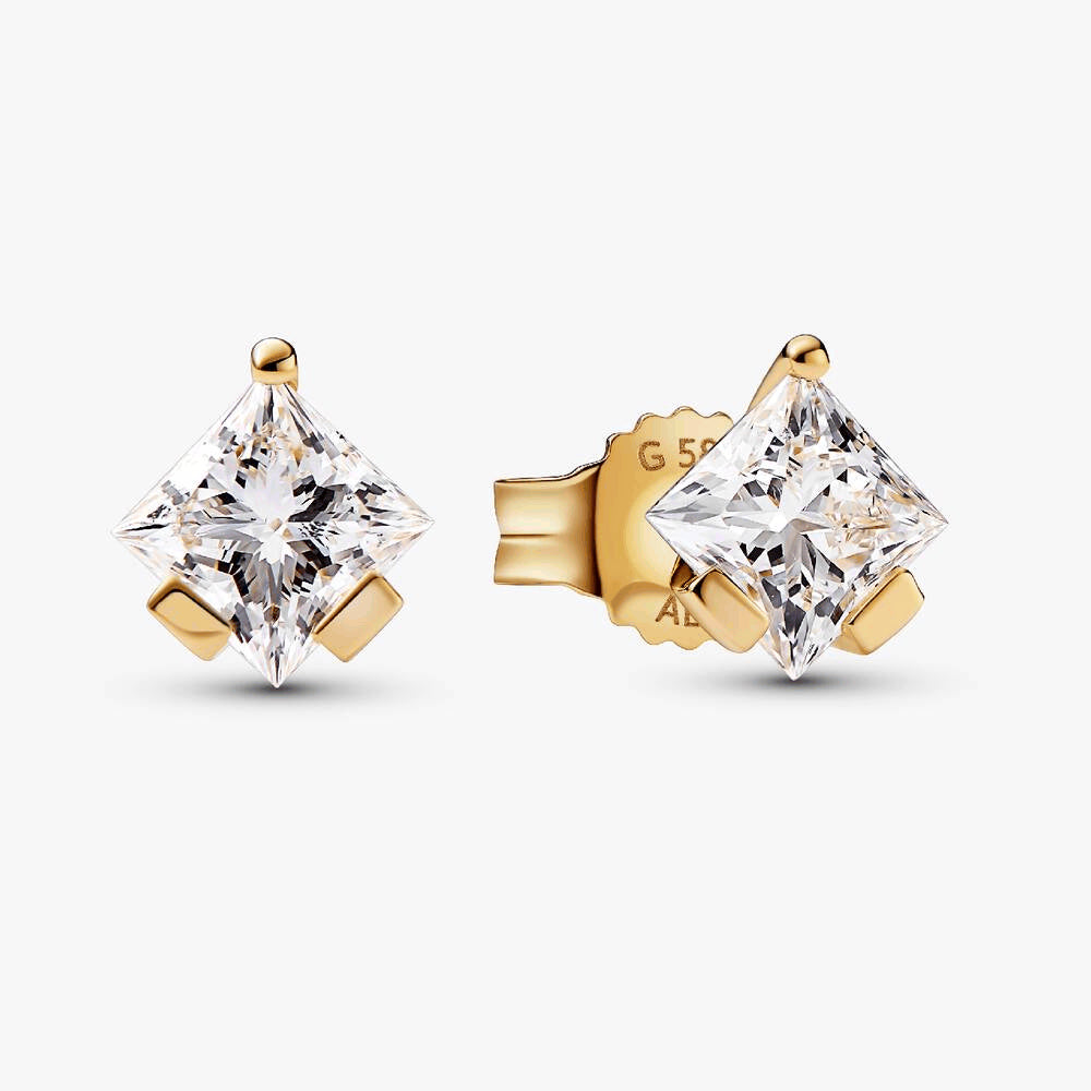 Pandora Nova 14k Gold Lab-grown Diamond Earrings
