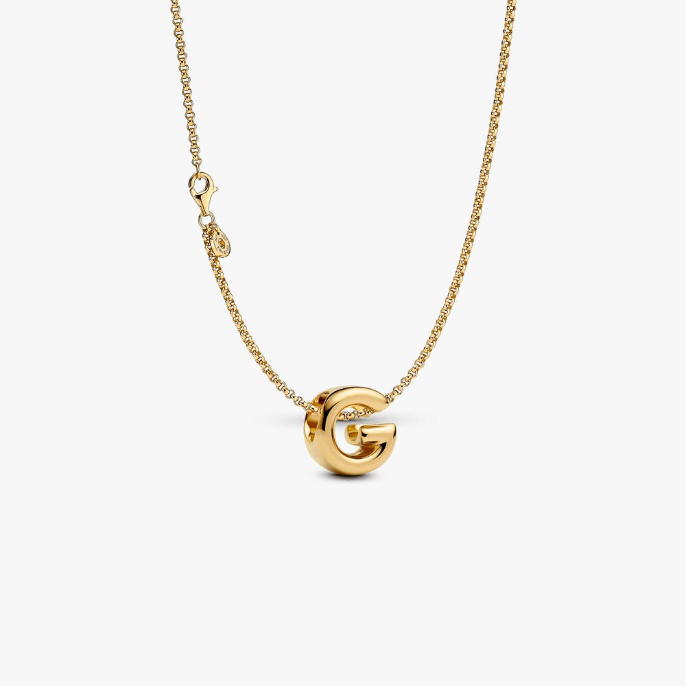 Letter G Charm Necklace
