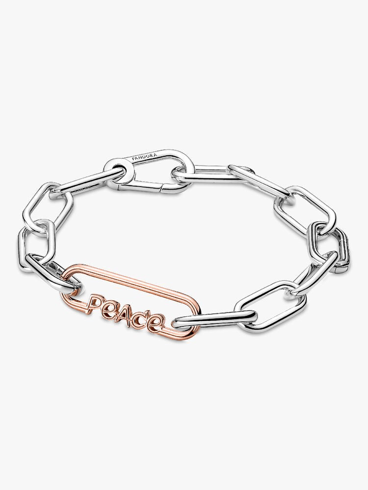 FINAL SALE - Pandora ME Styling Peace Word Link