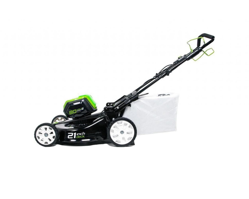 80V Cordless 21-Inch Self-Propelled Brushless Lawn Mower