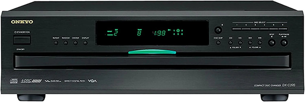 Onkyo 6-Disc CD Changer, Black - DX-C390