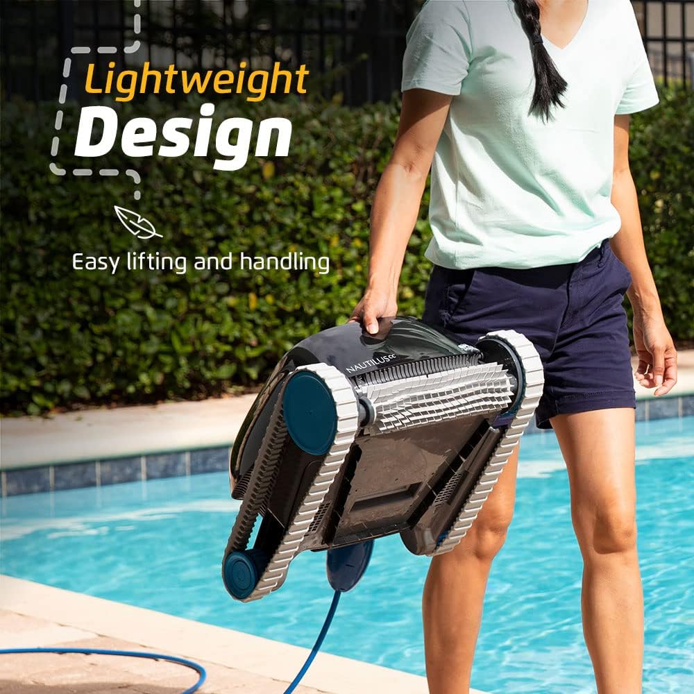 Dolphin Robotic Pool Vacuum Cleaner For Pools Up To 33 ft, Wall Climbing - Nautilus CC 99996113-US