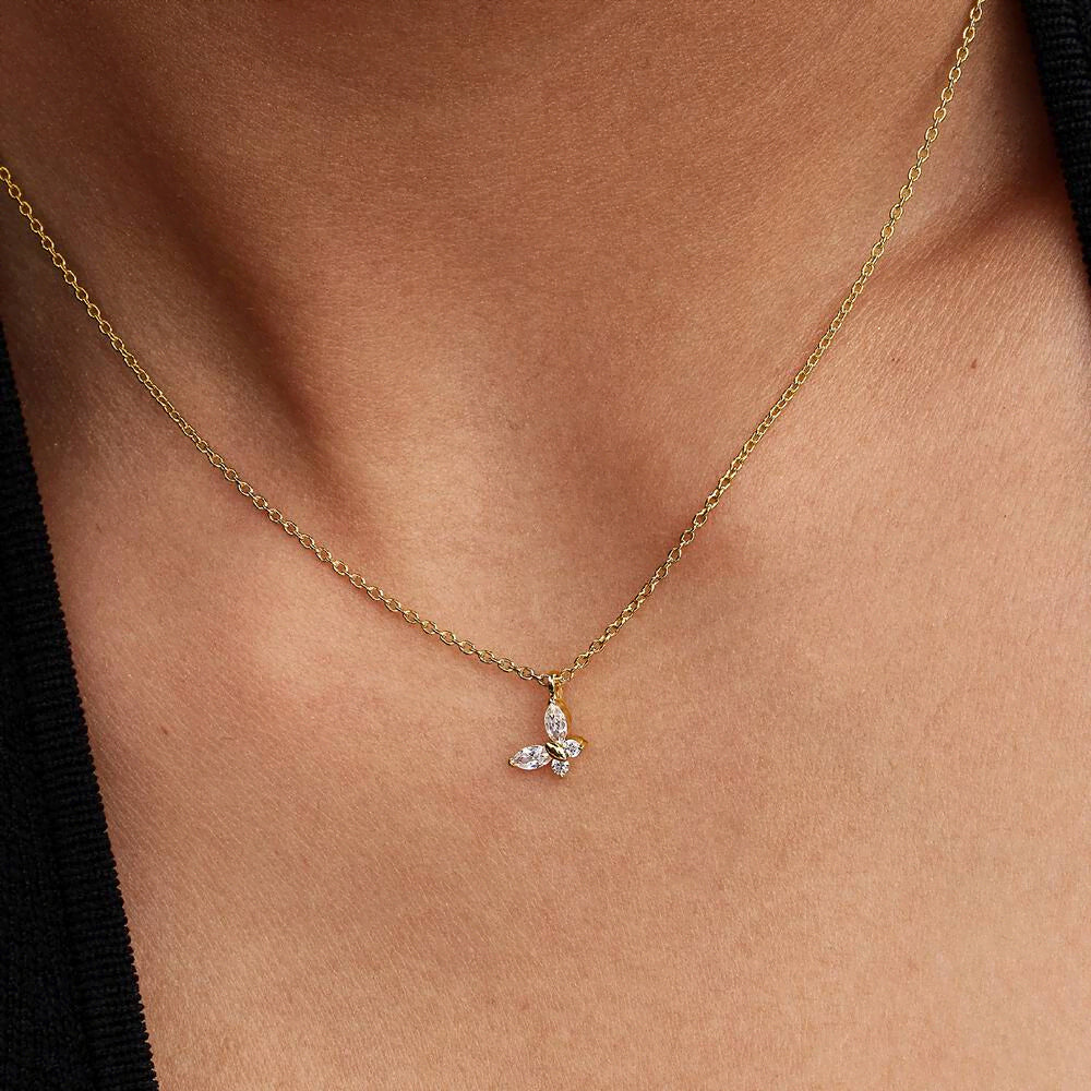 Butterfly Pendant Necklace