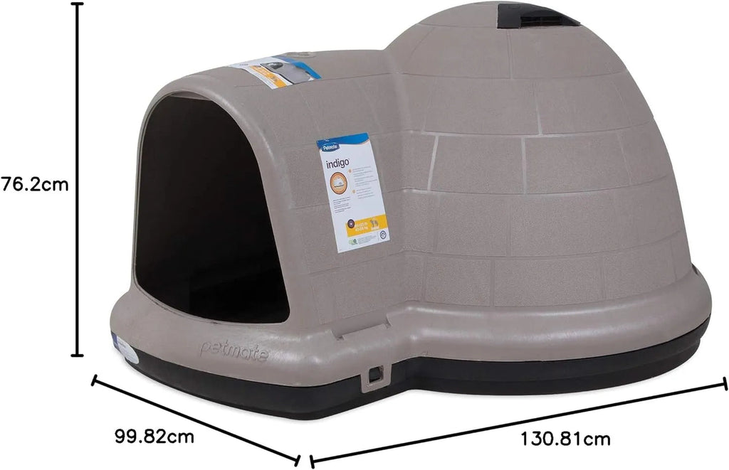 XL All-Weather Igloo Dog House for 90-125 Lb. Dogs
