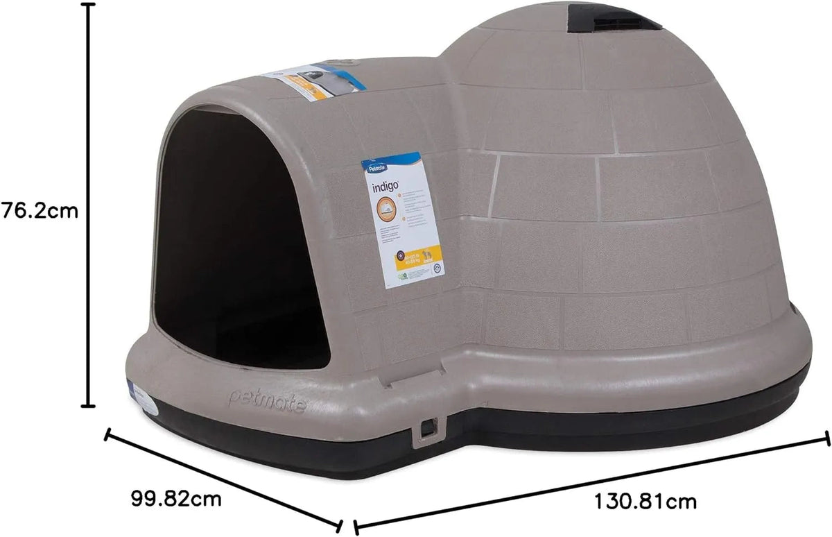 XL All-Weather Igloo Dog House for 90-125 Lb. Dogs