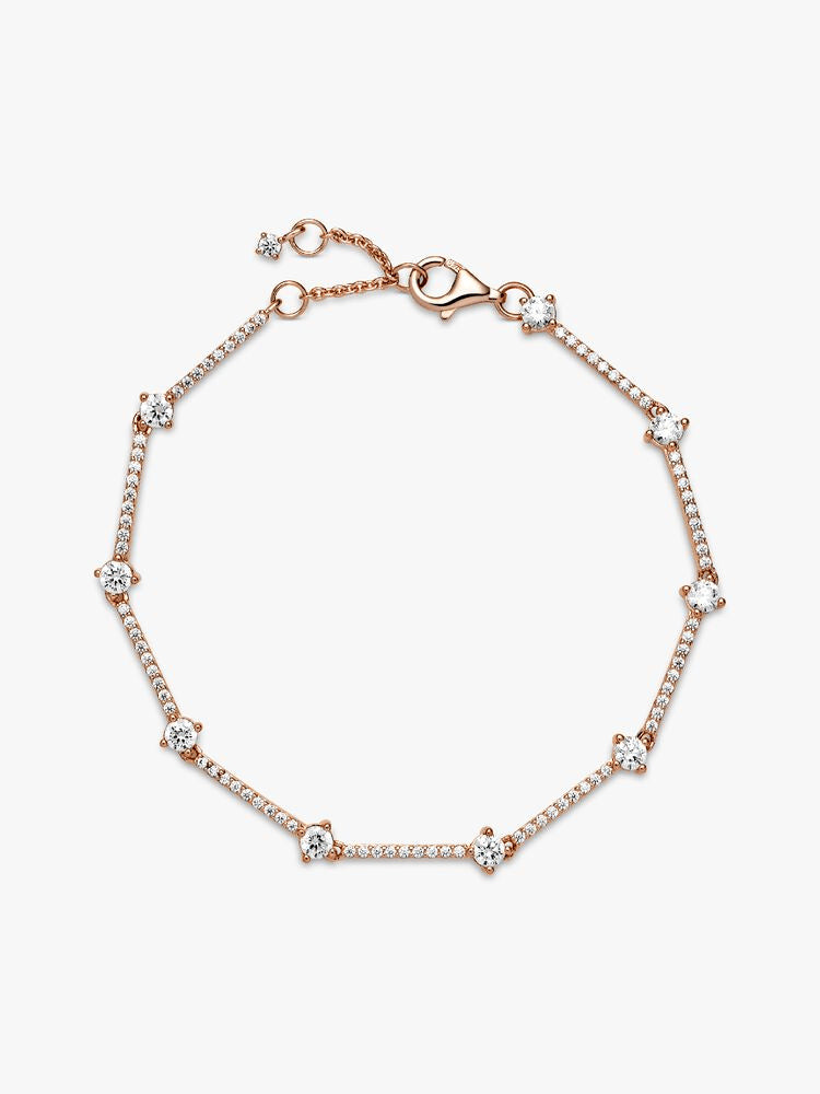 Sparkling Pavé Bars Bracelet