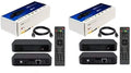 MAG322-W1 IPTV Box Package Of 2 With Built-In WiFi, HDMI Cable, Remote And Power Adapter