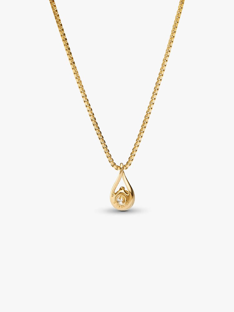 Pandora Infinite 14k Gold Lab-grown Diamond Pendant Necklace