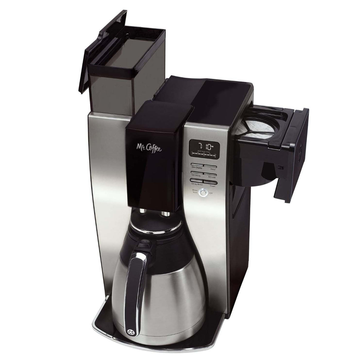 10-Cup Programmable Coffee Maker With Thermal Carafe And Strong Brew Selector