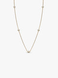 Pandora Era Bezel 14k Gold Lab-grown Diamond Station Necklace