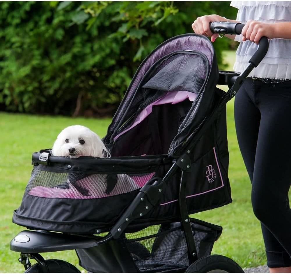 Pet Gear No-Zip Pet Stroller, Skyline, 70 lbs - NV