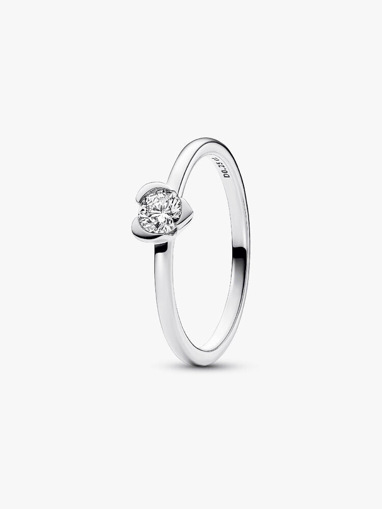 Lab-Grown Diamond Heart Ring Set