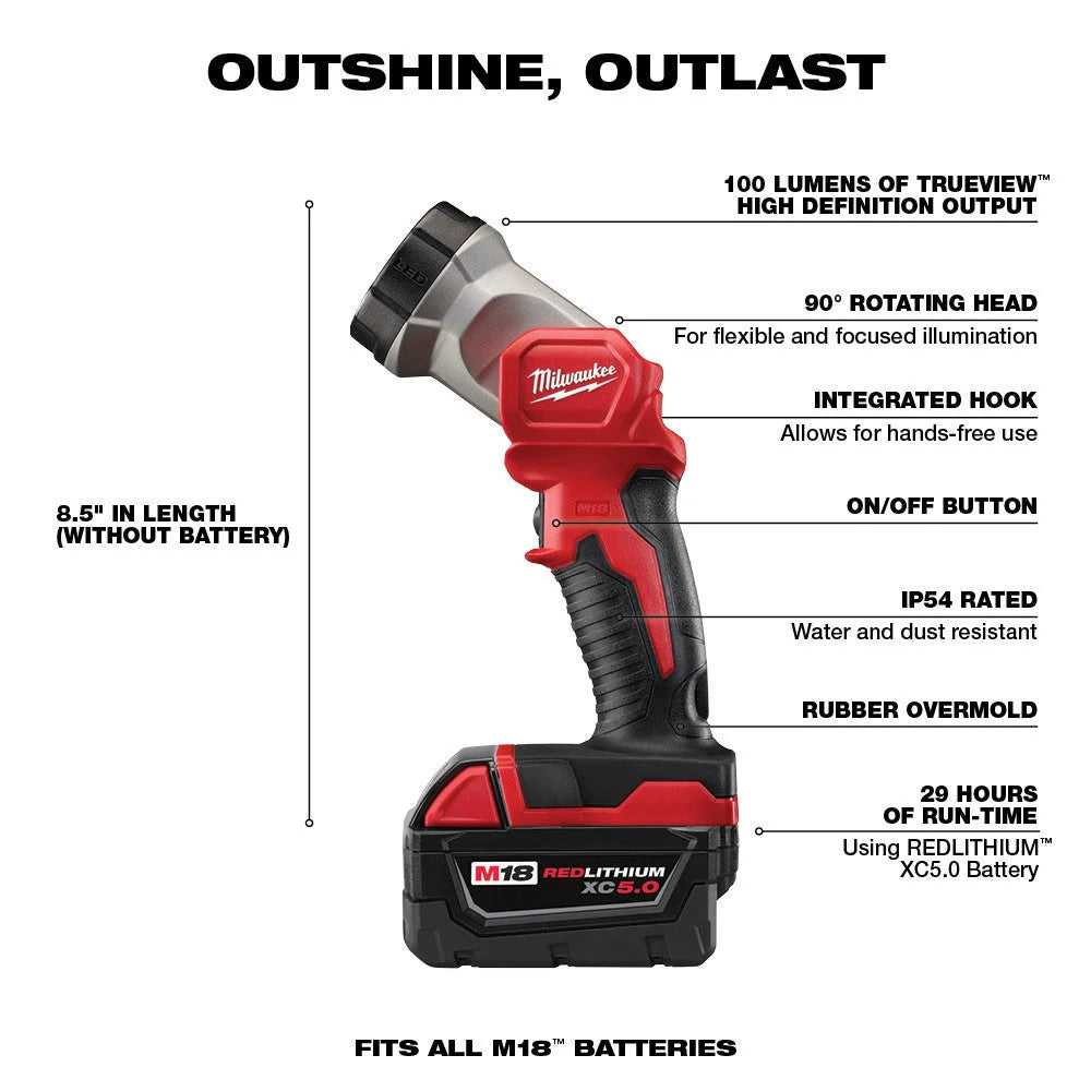 Milwaukee M18 FUEL 18V Brushless Cordless 7-Tool Combo Kit With Two 5.0 Ah Batteries