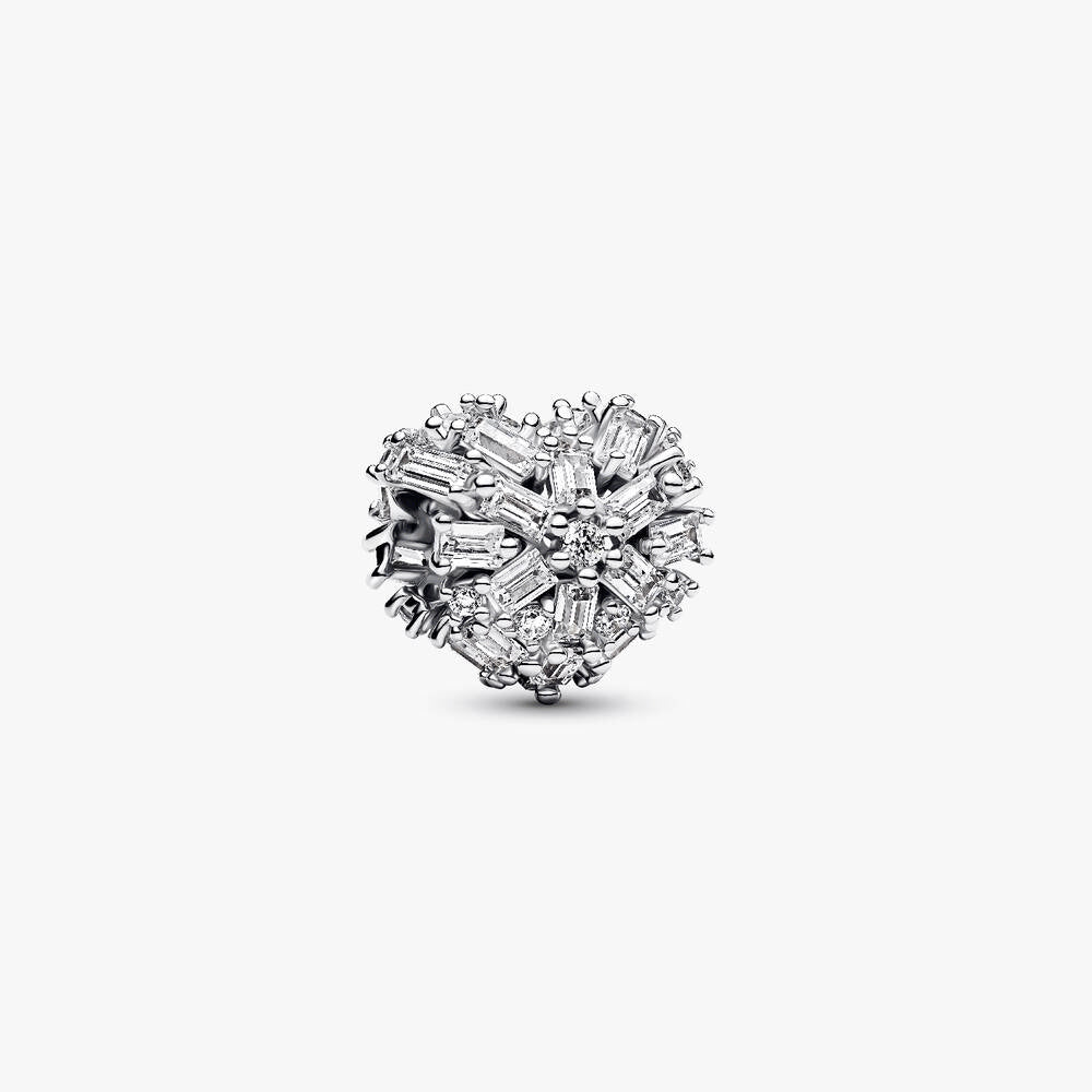 Sparkling Heart Charm