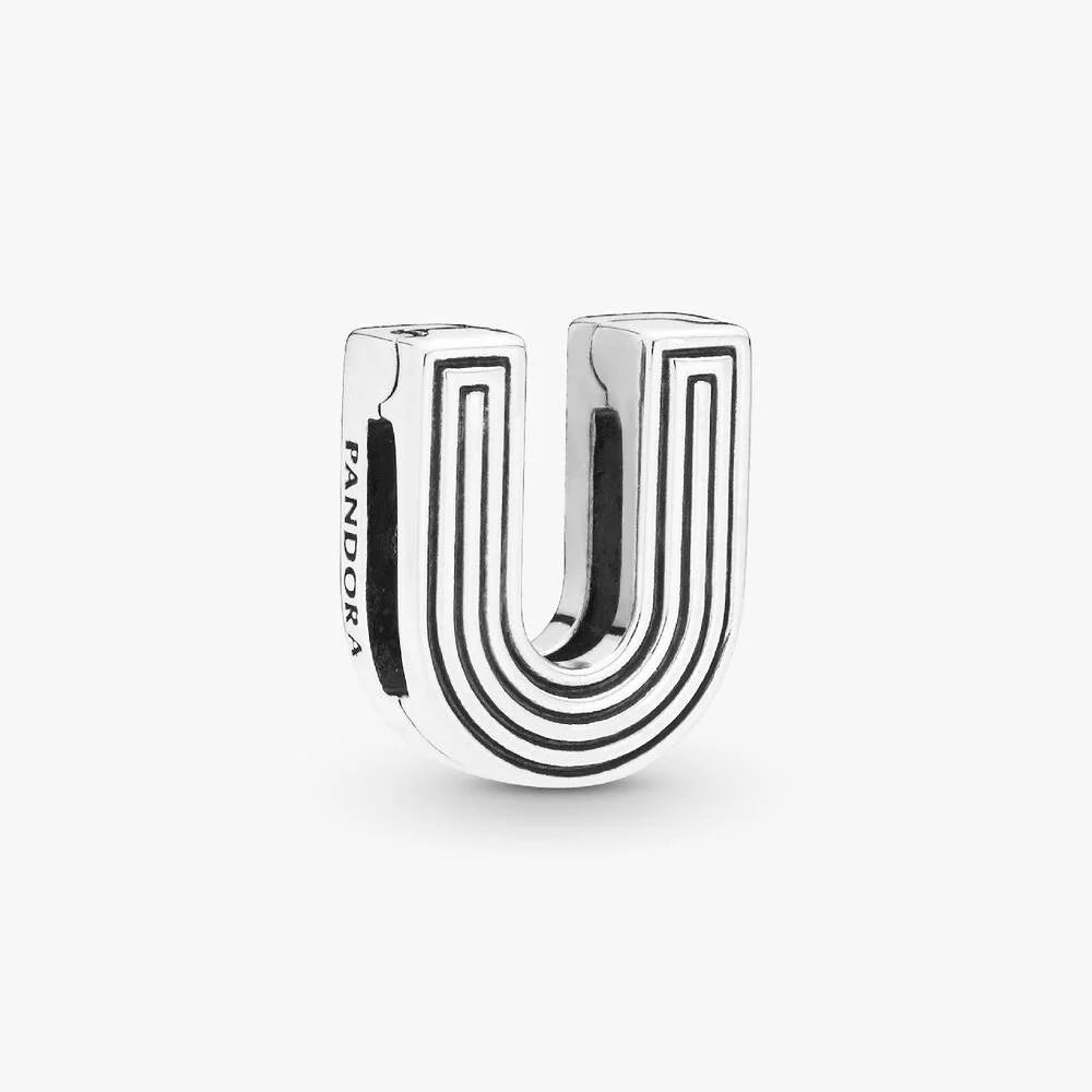 FINAL SALE - Pandora Reflexions™ Letter U Clip Charm