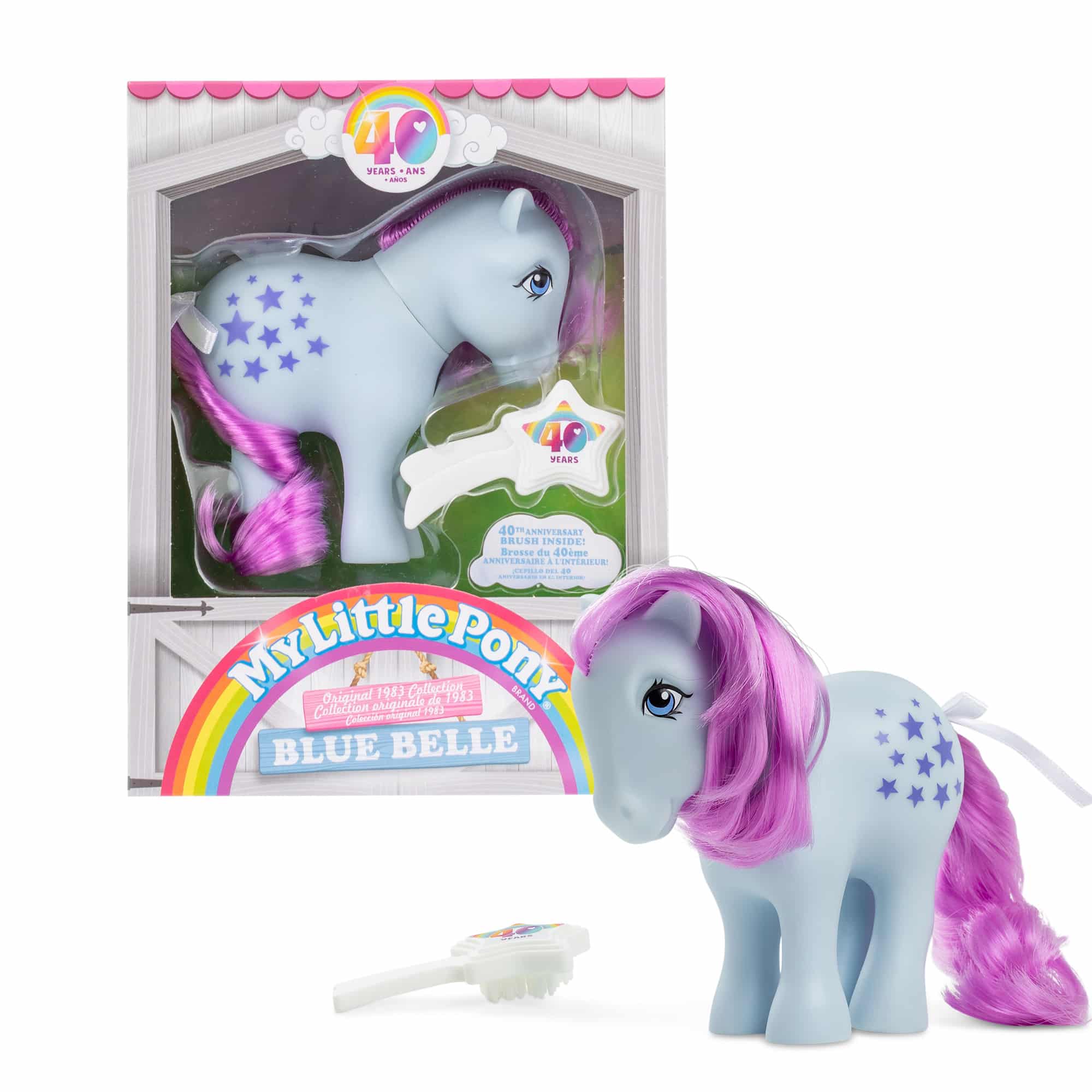 My Little Pony Classic 4" Collectible 40th Anniversary Ponies