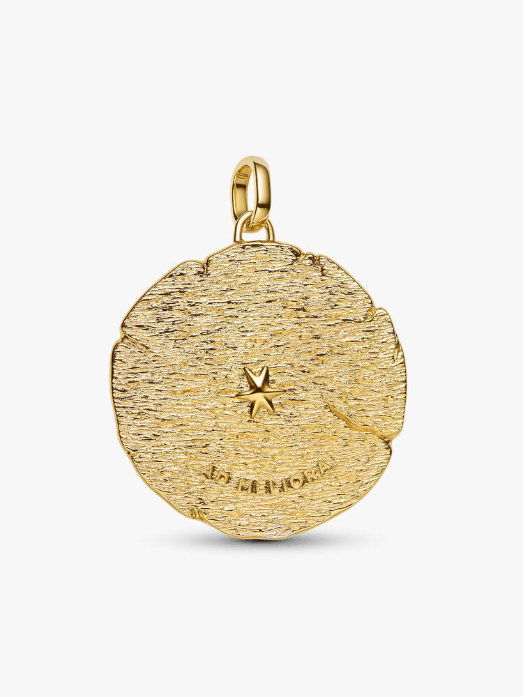 Crossing Arrows Oversized Medallion Charm