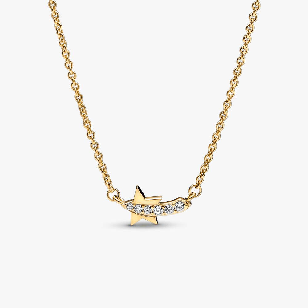 FINAL SALE - Shooting Star Pavé Collier Necklace