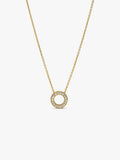 Pandora Logo Pavé Circle Collier Necklace