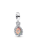 Opalescent Infinity Double Dangle Charm