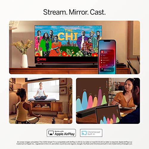VIZIO 40-Inch D-Series Full HD 1080p Smart TV With AMD FreeSync And Apple AirPlay - D40F-J09