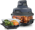 Ninja Crispi 4-in-1 Portable Glass Air Fryer Cooking System, 1500W, 4 QT And 6-Cup Containers