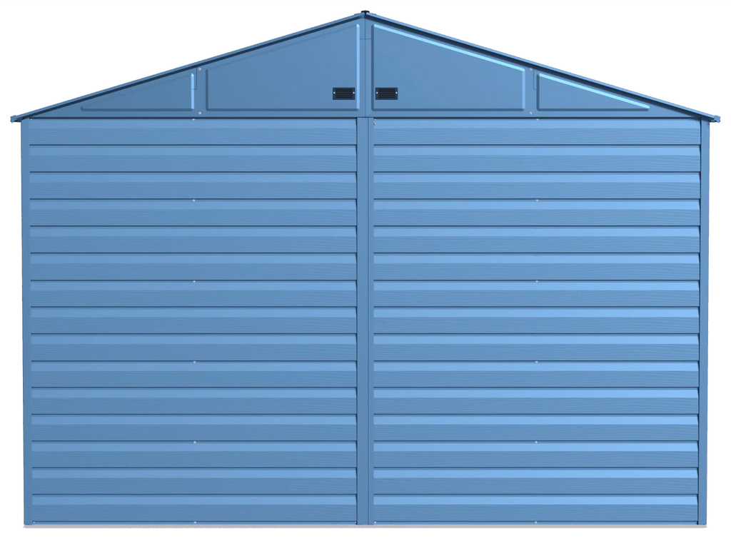 Arrow Select Steel Storage Shed, 10x14, Blue Grey