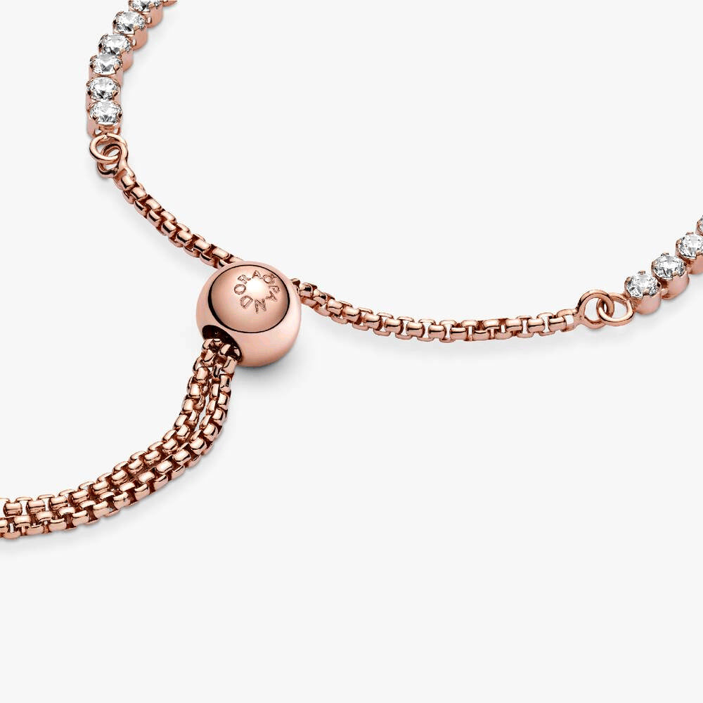 FINAL SALE - Sparkling Slider Tennis Bracelet