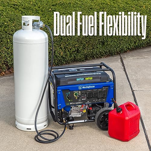 Westinghouse Dual Fuel Portable Generator, 12500 Peak Watt