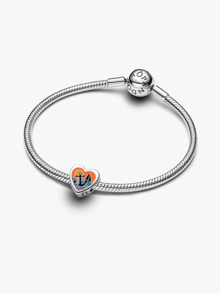 Rhode Island Heart Charm