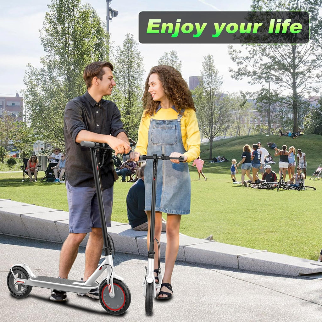 Roinside Electric Scooter, 8.5 in Solid Tires, 350W, 19 MPH, 21-23 Miles - UP12 Plus