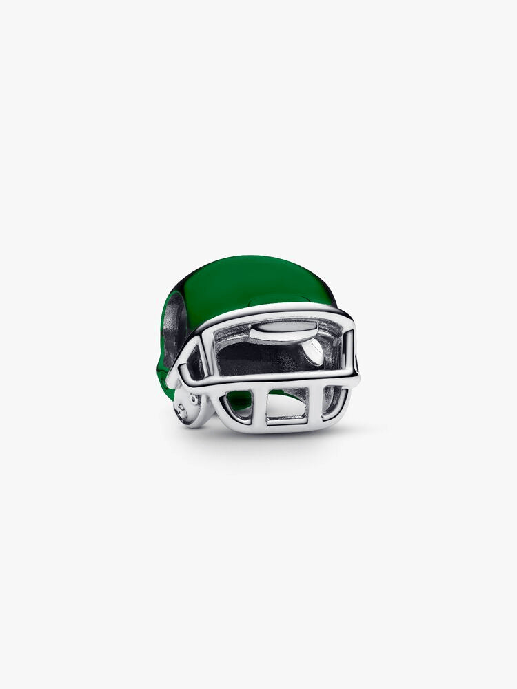 Green Football Helmet Charm