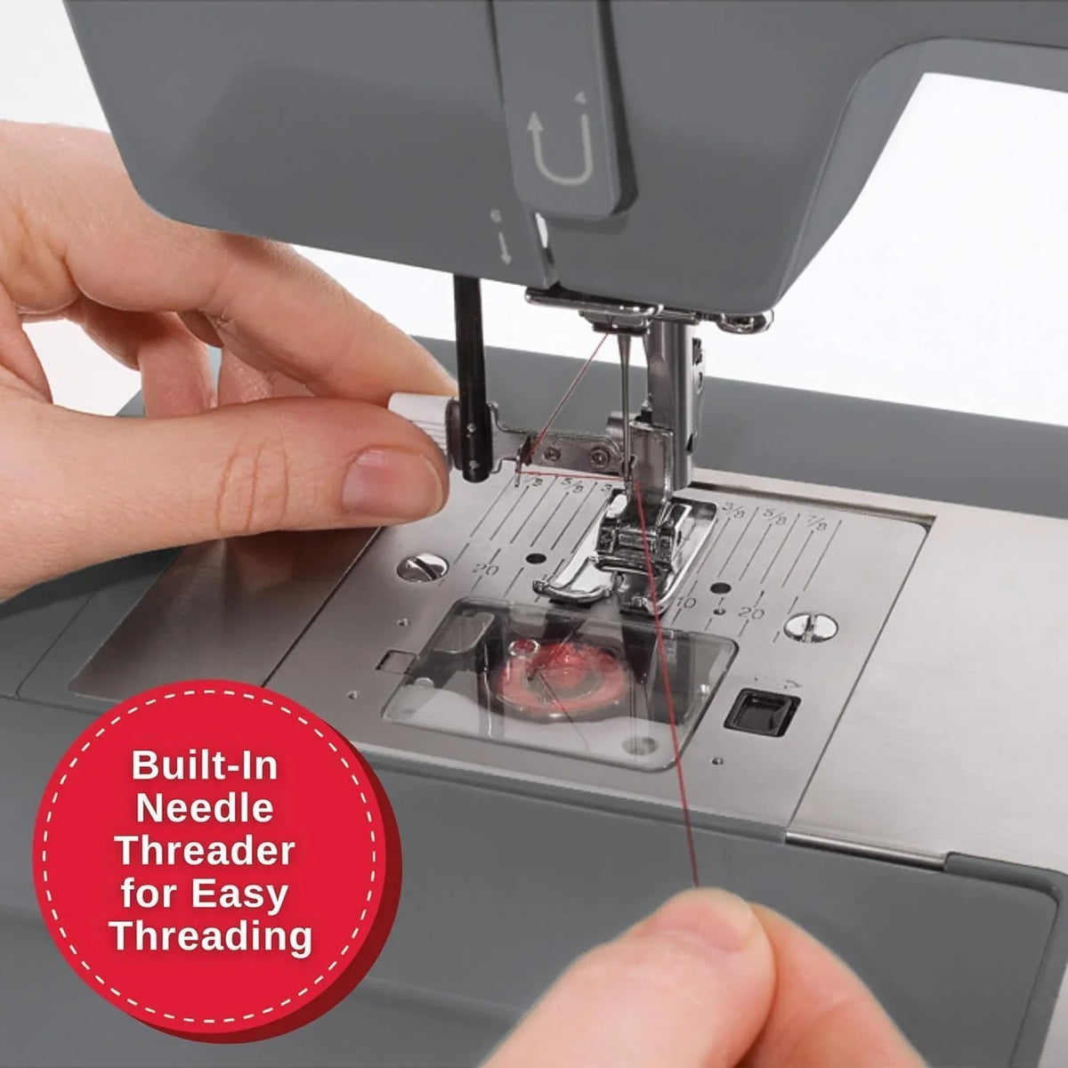 SINGER Heavy Duty High Speed Sewing Machine With Accessory Kit, 110 Stitch Applications - 4452