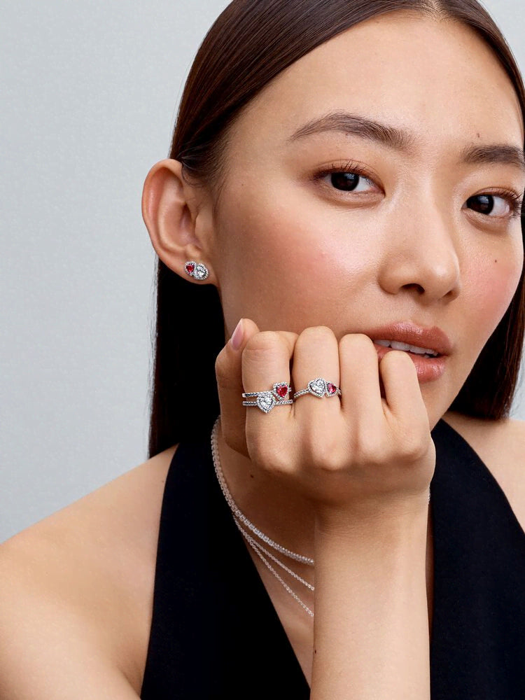 Halo Hearts Ring
