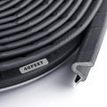 V-Shaped Q Foam Kerf Door Weather Stripping, 0.57 Inch
