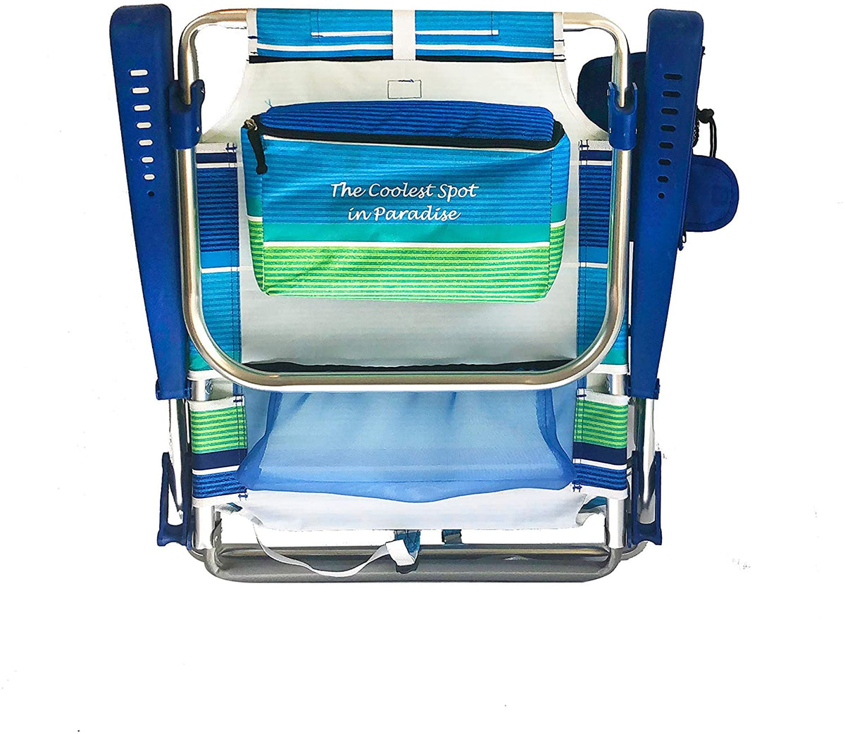 Tommy Bahama 2-Pack Backpack Beach Chairs With Storage Pouch And Towel Bar