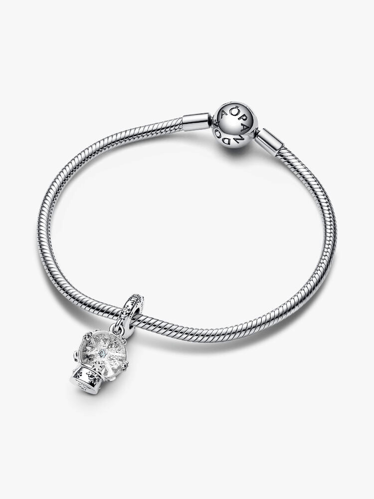 Snowflake Snow Globe Dangle Charm