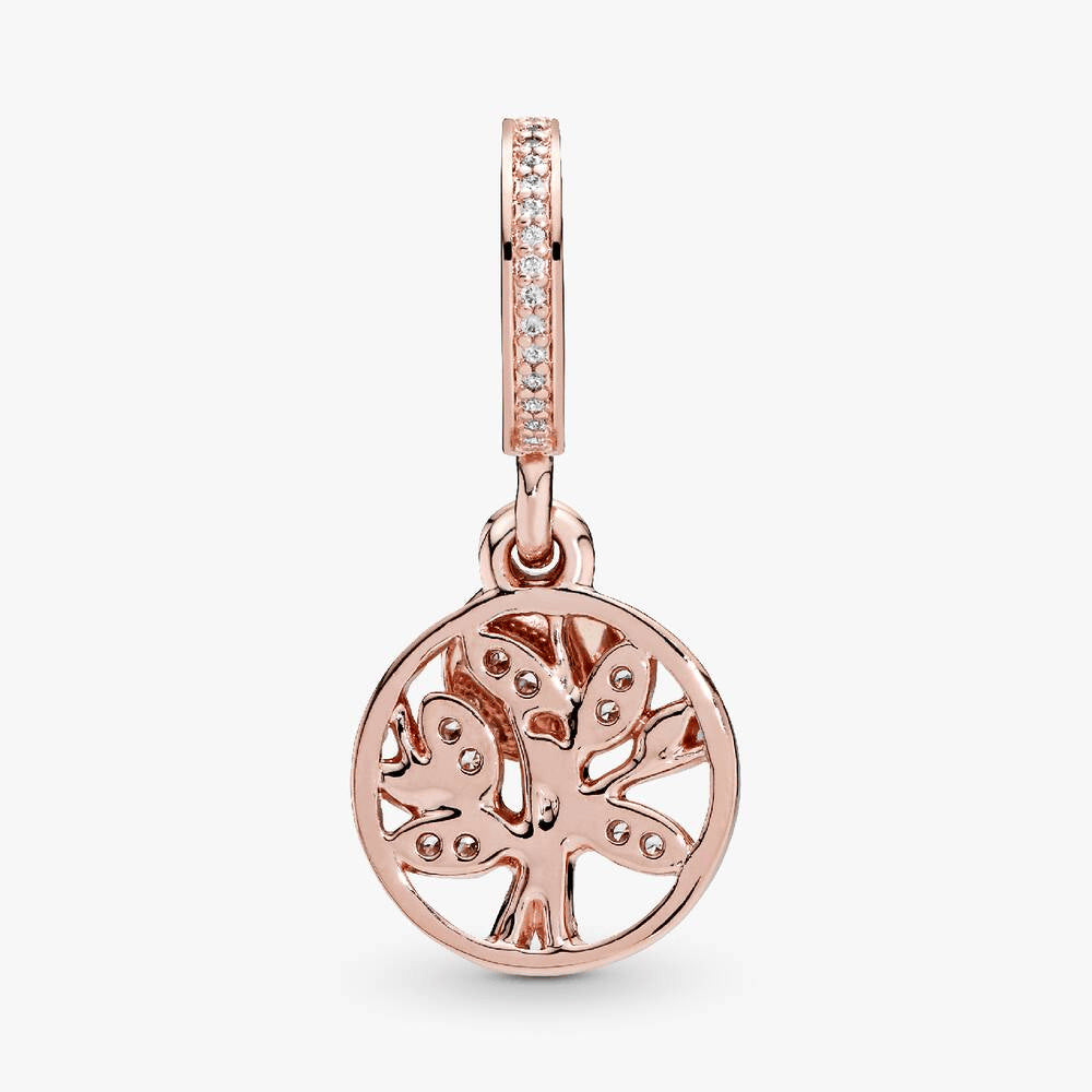 Sparkling Family Tree Dangle Charm