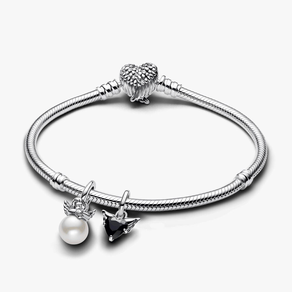 Cupid Wings Charm Bracelet Set
