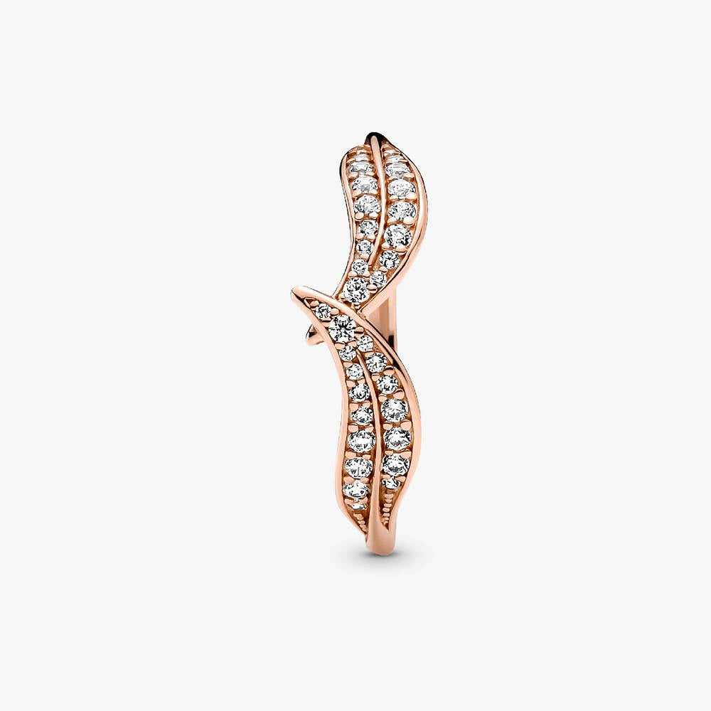 FINAL SALE - Sparkling Leaves Ring