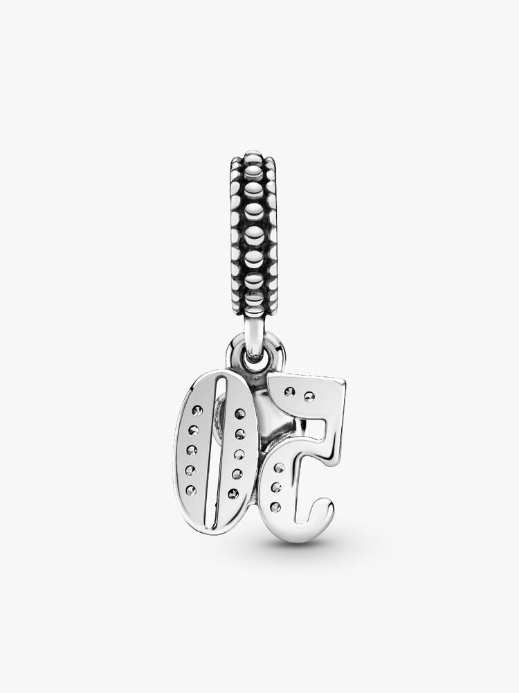 50th Celebration Dangle Charm