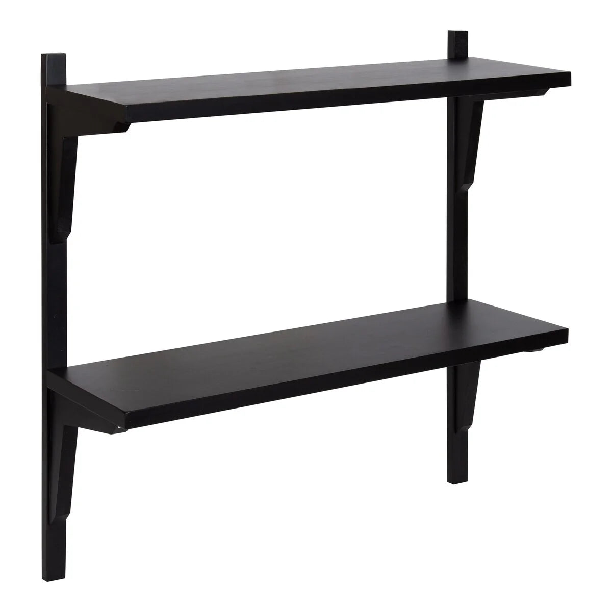 Mid-Century Wall Shelves, 24x8x24 Inch Decorative Wall-Mounted Storage And Display Shelving